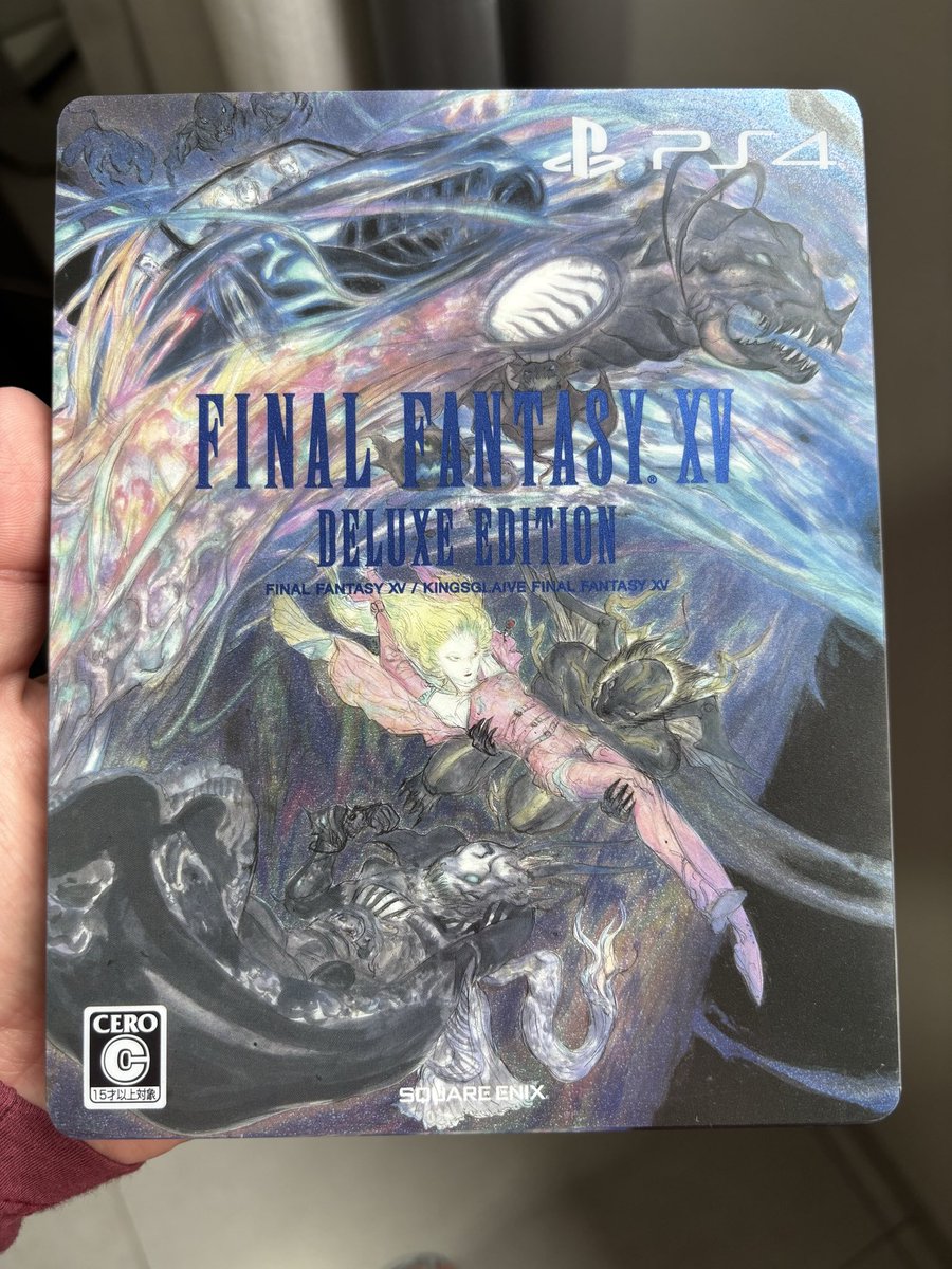 SKHellsing's tweet photo. Dessa vez veio a edição deluxe de ffxv, o steelbook é muito lindo. Agora só falta mais um steelbook e acaba. https://t.co/9deVVCXeJW