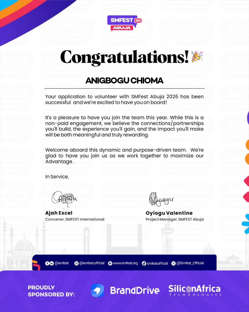Sheomma1's tweet photo. Last year, i was a participant 
This year, I'm in the team 
Dreams do come true✨️
#smfest2026🚀 #AdavantageX https://t.co/nbCC5yX7e0