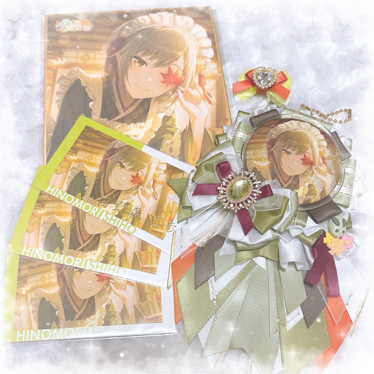 AYU_shiho_prsk's tweet photo. 【@tapulil ｻﾏ】

                  ｡•┈꒰ა ♡ ໒꒱┈•｡
素敵なロゼット作成して頂きました
ヘッドドレスの細かいアクセサリーまで再現して頂き、全体的に秋っぽく仕上げていただきありがとうございました🙏
素敵なお品物ありがとうございます🙇‍♀️
                 ┈ﾟ･*.♡  ♡.*･ﾟ┈ https://t.co/UGZaKWrnJV