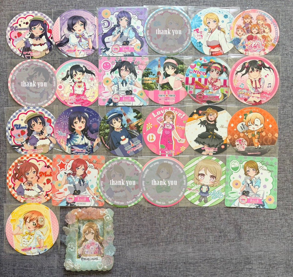 ラブライブ！ 交換 譲渡】 GiGO キッチンカー コースター バースデー