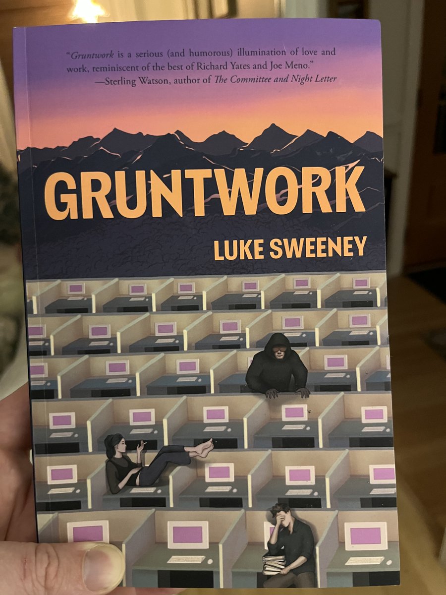 LukeSweeney5000's tweet photo. Finalized cover for August publication. New spin on The Work Novel (and a stab at The Richmond Novel). Everyone said social media helps you sell books. Let's prove them wrong! 
#WritersLift #BookTwitter #WhatToRead #MustRead #TeaserTuesday #WritingCommunity @StyleWeekly https://t.co/B1hl2SXAfA