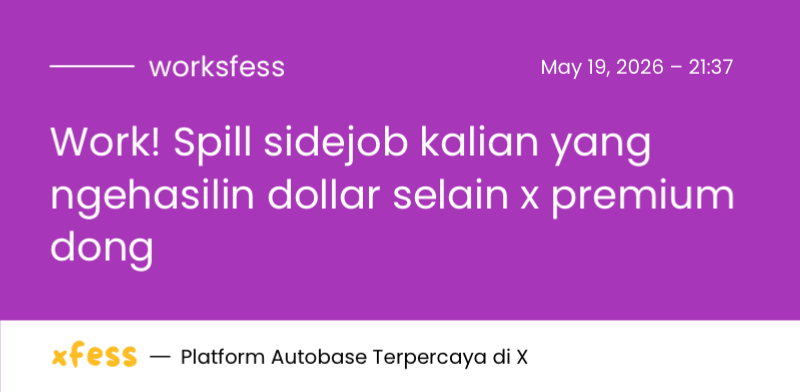WORK tweet media