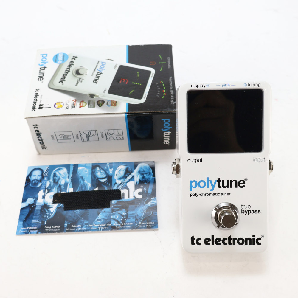 polytune ポリフォニックチューナーペダル tc electronic t.c.electronic (TCエレクトロニック) ポリフォニックチューナー