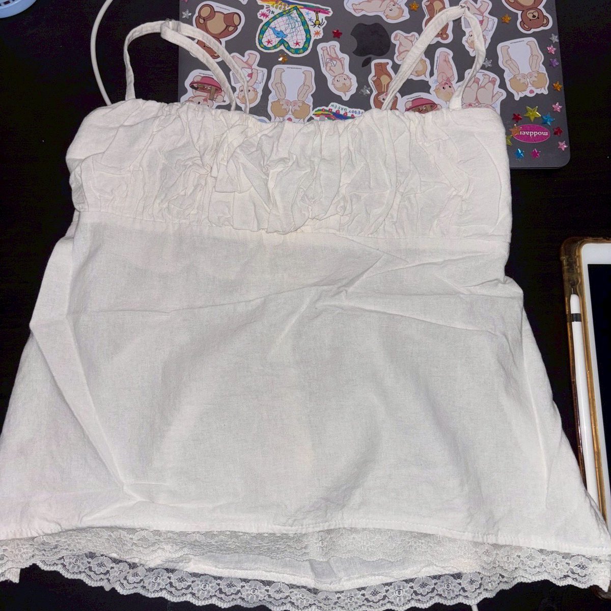 berbboonana's tweet photo. wts / ส่งต่อ 💌

เสื้อป้ายแบรนด์ perfecusme ของจริงสวยมากกก
size s อก 28-32 inch 
🎀 150฿ รวมส่ง ( from 440฿) 

#เสื้อผ้ามือสอง #เสื้อผ้ามือสองสภาพดี  #duexstudio #ส่งต่อvghbkk #vghส่งต่อ #sistersfabric #shewearbkk #promthong   #กางเกงมือสอง #ส่งต่อกางเกง #duexส่งต่อ https://t.co/d2HWFWDzWy