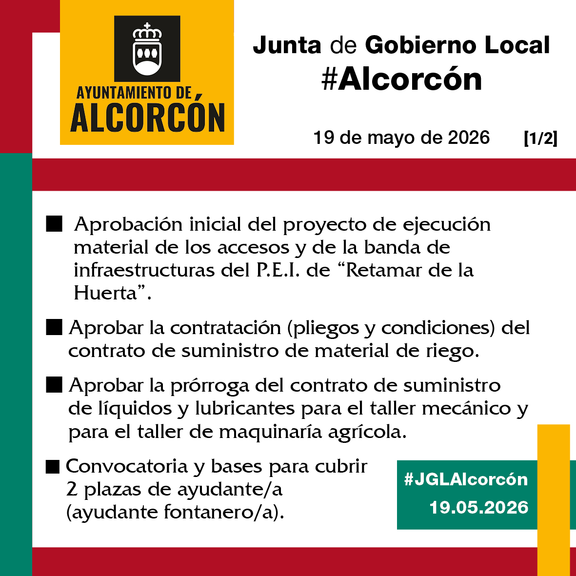 Ayuntamiento de Alcorcón tweet media
