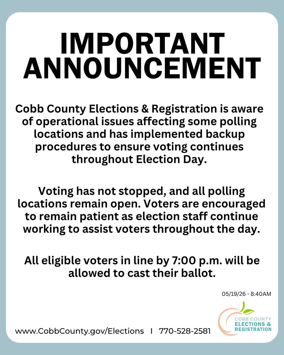 Cobb County, GA tweet media