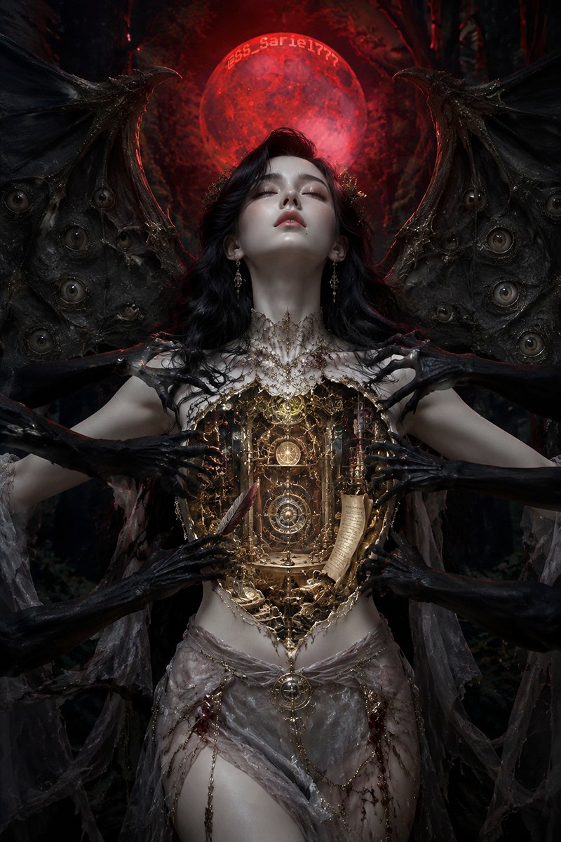 SS_Sariel777's tweet photo. 😈 Night of the Blood Moon 👿

#AIart️️️️️️️️️️️️️️️️️️️️️️️️️️️️️️️️️️️️️️️️️️️️️️️️️️️ #AIgirl https://t.co/95Ltg0WOi2