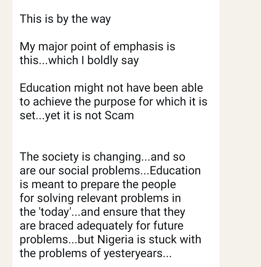 AMariqm's tweet photo. Is it worth it to actually go to school? 
These are questions we've all been asking! 

I got some beautiful responses and I thought to share!

How has being educated helped you? 

Please drop comments! 

#tobecontinued
#Africaneducation 
#education 
#school 
#Nigeria
#Africa https://t.co/KiuWZnHiRt