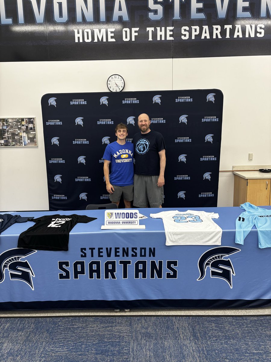 shsspartanbball's tweet photo. Really happy for this young man!  He has put in the work.  Congratulations Jack Woods!  Madonna is lucky to have you. https://t.co/r5hHCaoYVV