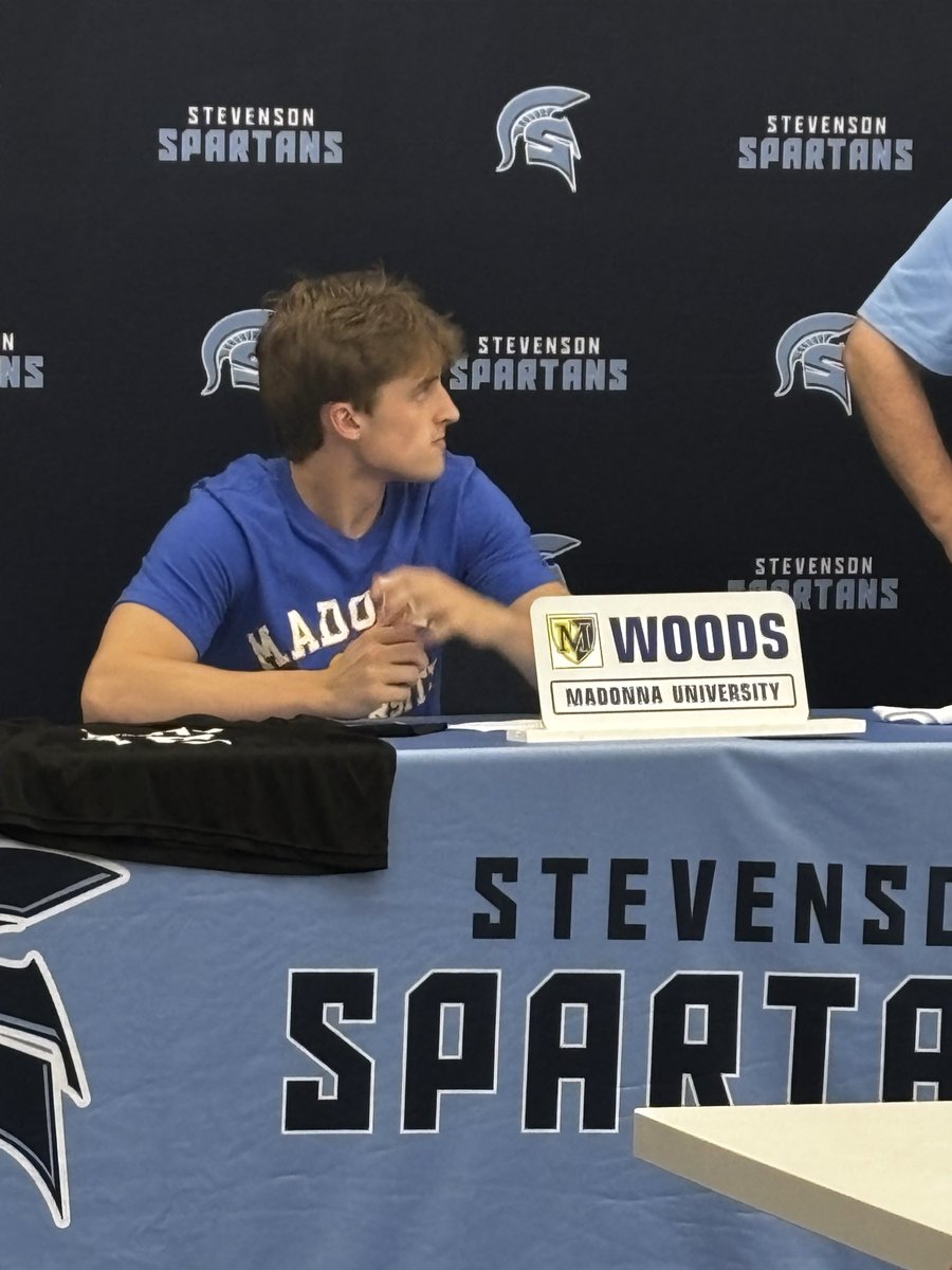 shsspartanbball's tweet photo. Really happy for this young man!  He has put in the work.  Congratulations Jack Woods!  Madonna is lucky to have you. https://t.co/r5hHCaoYVV
