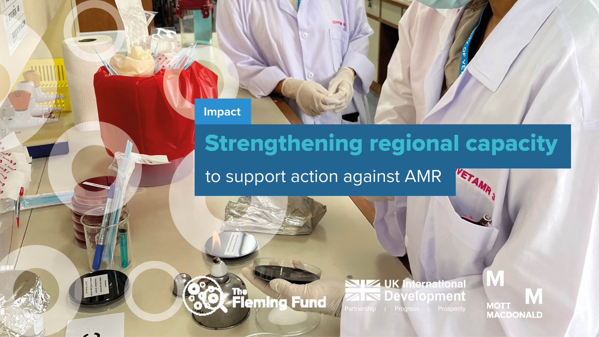 FlemingFund's tweet photo. 🌍 As part of our Impact Story series, we highlight how technical workforce development is central to strengthening AMR response across Africa &amp; Asia. 

🧑‍🏫 Regional training is driving consistent, reliable AMR data for policy, stewardship, &amp; patient care.

https://t.co/FYRCOm3ZcX https://t.co/tJ0krVeHEX