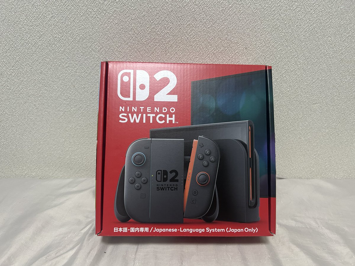 Switch2デビューしました。初代Switchくん、9年間ありがとう！！