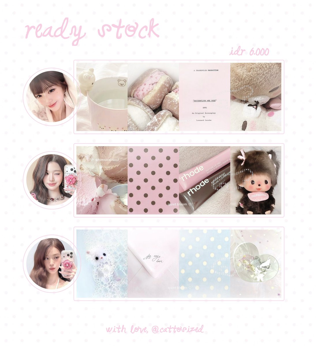 cattosized's tweet photo. repost is highly appreciated ♥︎

hii aku ada layout ready stock wonyoung (ive) for idr 6.000 / ea, grab it now via dm! <3

#bealanja 🪽 ◟﹒ʚɞ https://t.co/JQ0G3mqTCW
