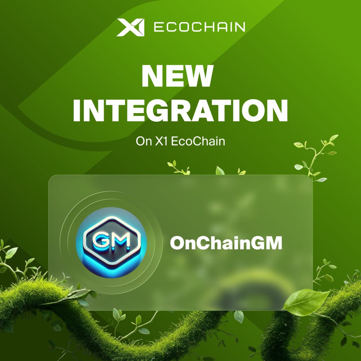 X1 EcoChain tweet media