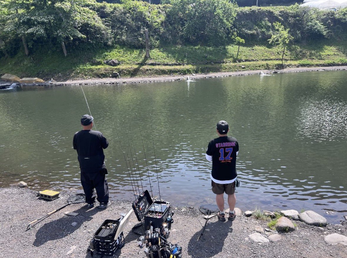 Man1108Man's tweet photo. 今日はAWB迦葉山戦へ

一回戦から狩野さんとタイマン🔥🎣

ヒリヒリピリピリジリジリしながら楽し〜ひととき🫰 https://t.co/eGCoz4bRr5