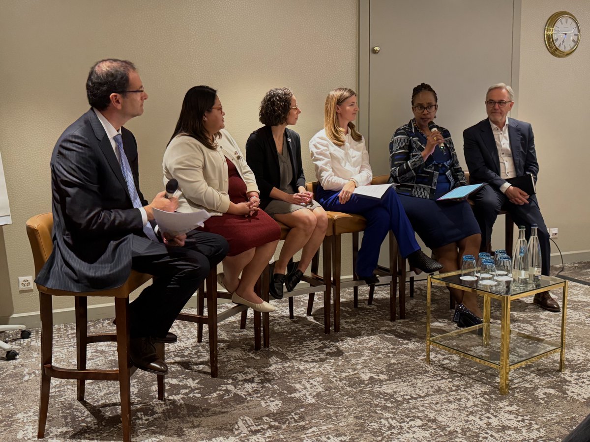 medwma's tweet photo. At the WMA side event “Financing the Future” during #WHA79, WMA President @mdjkitulu  stressed that health workforce investment is about investing better  through coordinated, long-term and people-centred approaches. #HealthWorkforce #UHC https://t.co/buaURxuY35