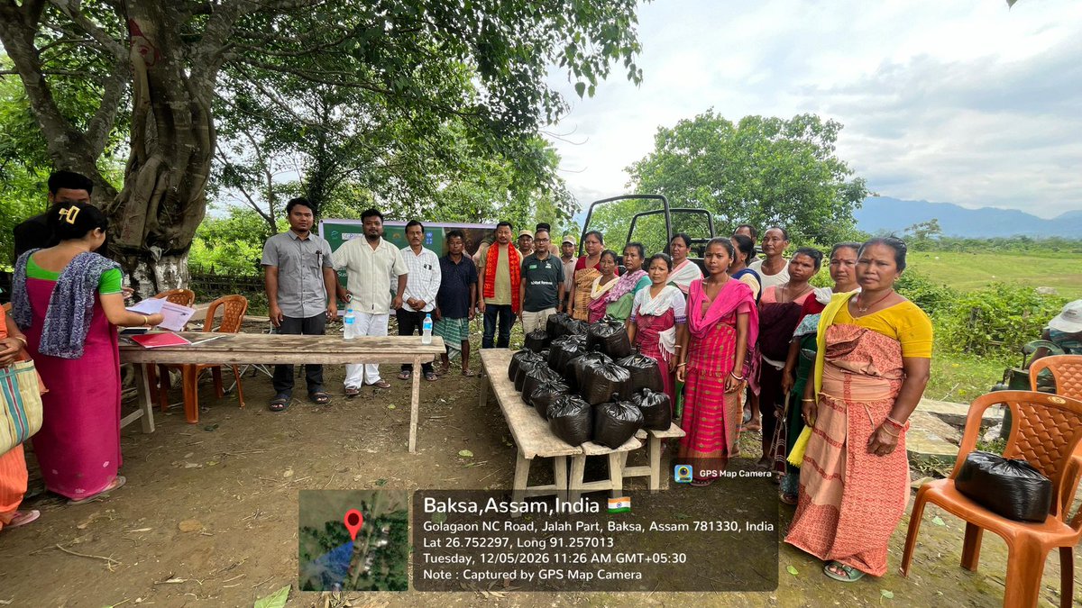 sgp_op7_india's tweet photo. 51 farmers. Countless possibilities.
MMES distributed paddy seeds under SGP OP7 to improve agriculture practices and boost community resilience from the ground up!
@teriin @UNDP_India
#innovation #sustainability #sgpimpact #sgpindia #baksa #paddy https://t.co/gs7ZxNAvJi