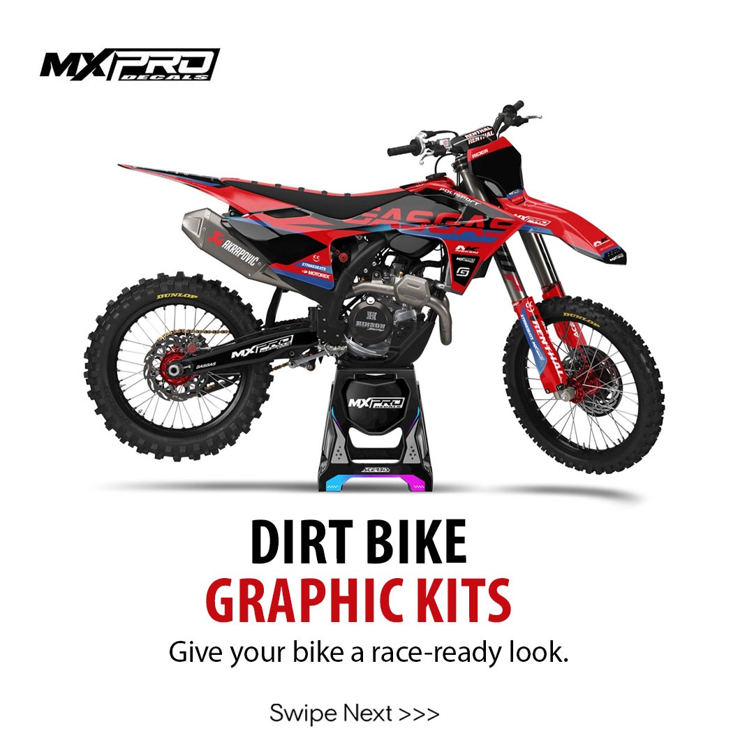 MXPRODECAL's tweet photo. Your bike already performs — now make it look the part. ⚡

Give your dirt bike a fresh custom finish with standout decal designs made to turn heads on the track, trail, or wherever you ride.

https://t.co/OXVt1sM0Dv

#Mxprodecals #DirtBikeStyle #MotocrossGraphics #BikeDecals https://t.co/FOsaMwZp6w