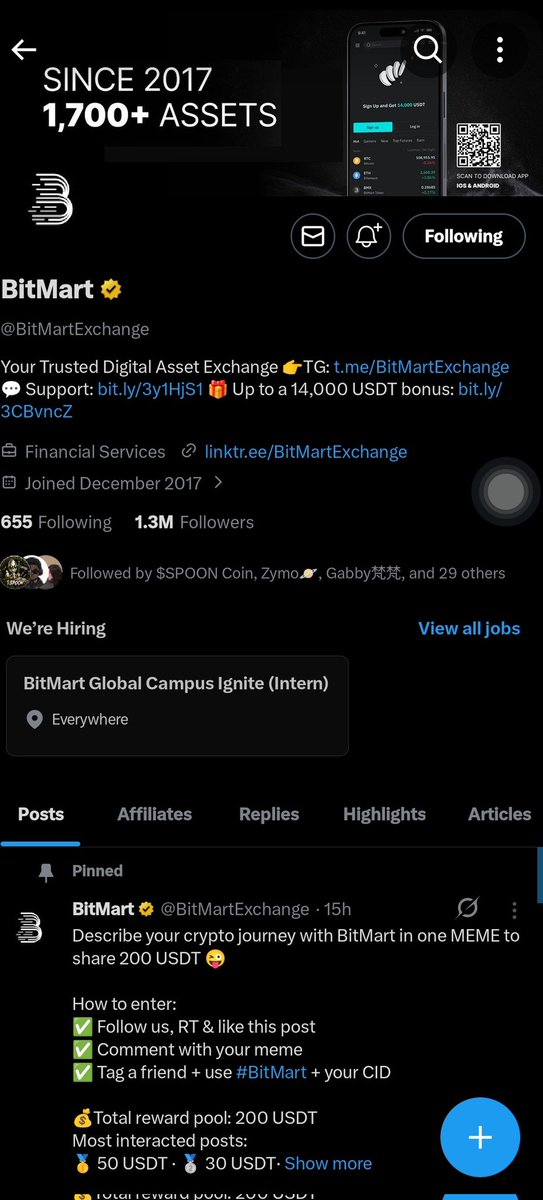 wavey_021's tweet photo. @K_darrell0x1 @BitMartExchange @GabyAtBitMart UID: 15311959 https://t.co/ZYYeTTzfPN