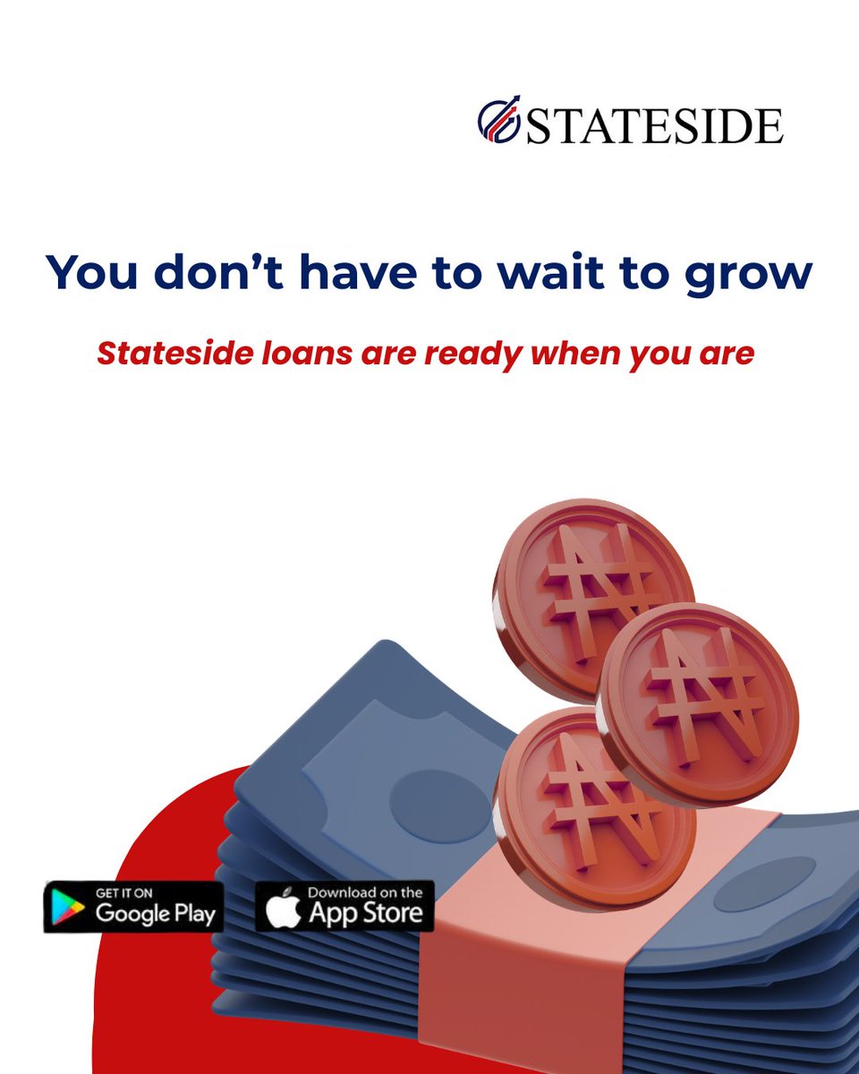 BankStateside's tweet photo. The only thing standing between you and your next level is the decision to move

Your loan is ready. The question is are you?

Download the Stateside Bank app on Google Play or the App Store today https://t.co/B7JqVHgha1