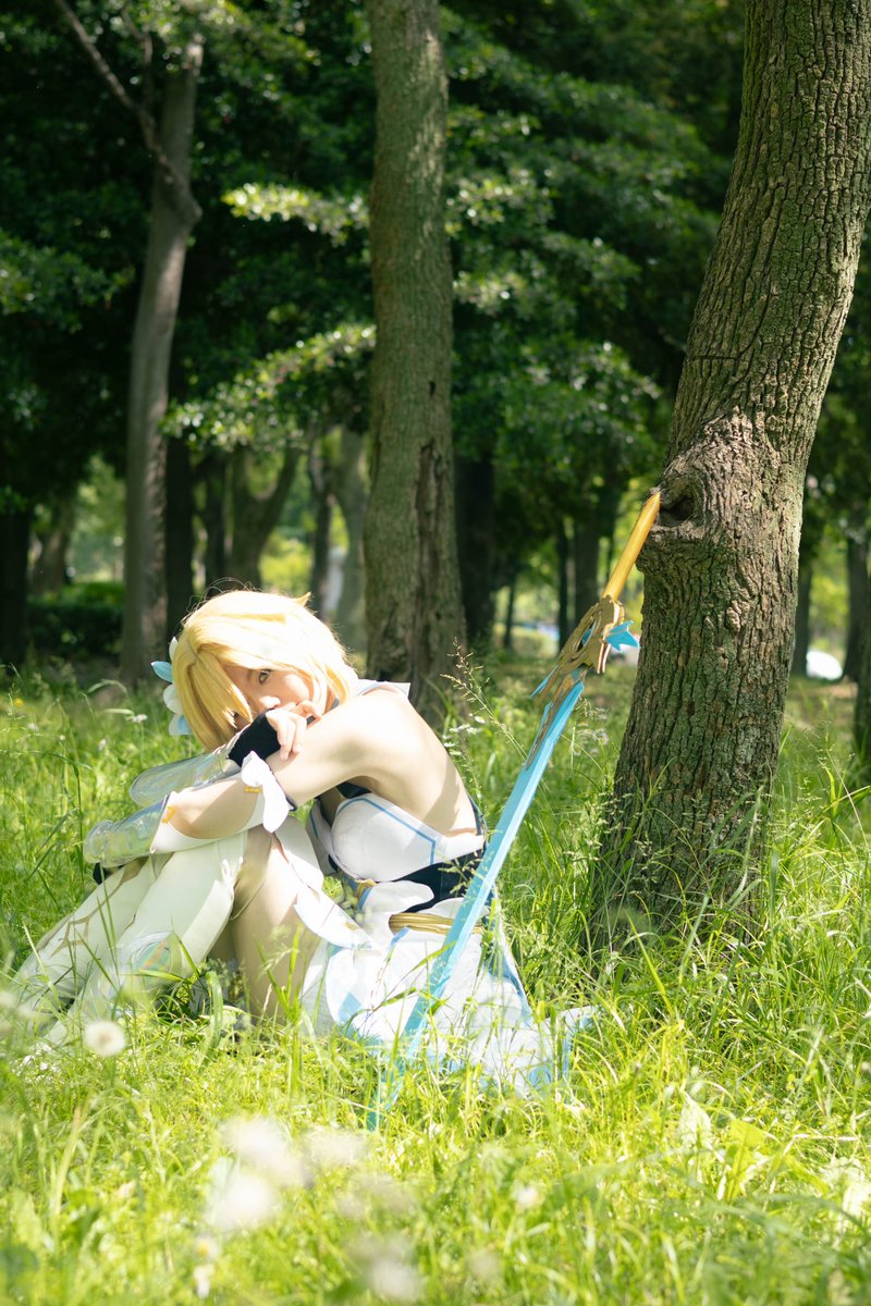 Towadacs's tweet photo. 原神/Cosplay
旅人：蛍

　次は何に会えるかな？

Photo：風乃( @co_kzn_ ) https://t.co/hnLqJssCtd