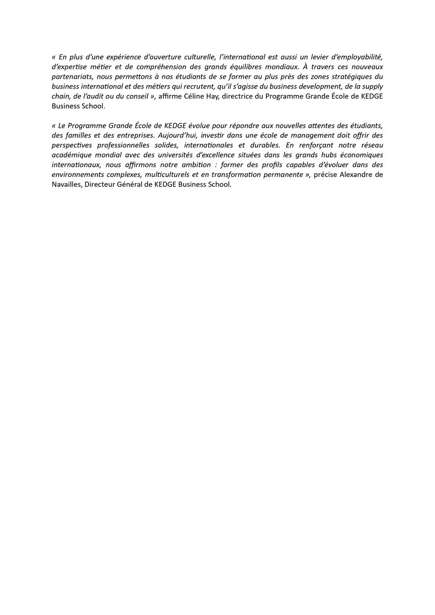 KEDGE Business School tweet media