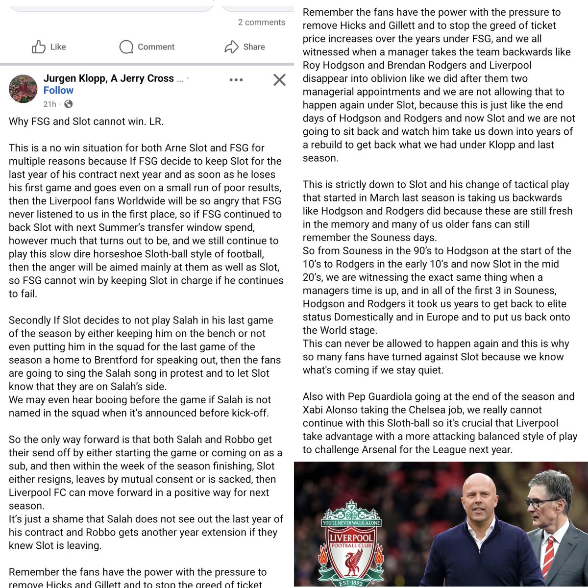 Paul, Cmdr AngryRedman, #SlotOut #FSGOUT #LFC tweet media