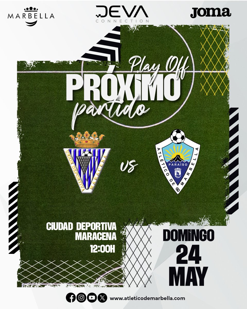ATMPsenior's tweet photo. 🔵⚪️ Próxima parada: la final del playoff vs @udmaracena1945

📍 Ciudad Deportiva de Maracena
⏰ 12:00

Primer asalto en la lucha por el ascenso 💪

#ATMP #VamosATMP #Playoff
#OrgulloDelEquipo https://t.co/ln9bpJw8Xx