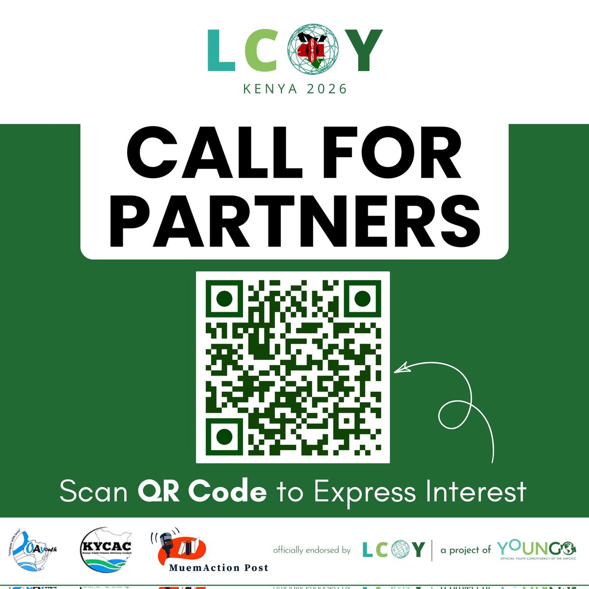 MuemActionPost's tweet photo. LCOY Kenya 2026 is an opportunity to advance youth leadership in climate action by amplifying youth solutions, ideas, and priorities in decisions shaping their future. Partner with us and get featured in global climate deliberations. Apply via https://t.co/gQA1Ln9Jv4
#LCOY https://t.co/tUv3LcfJYV