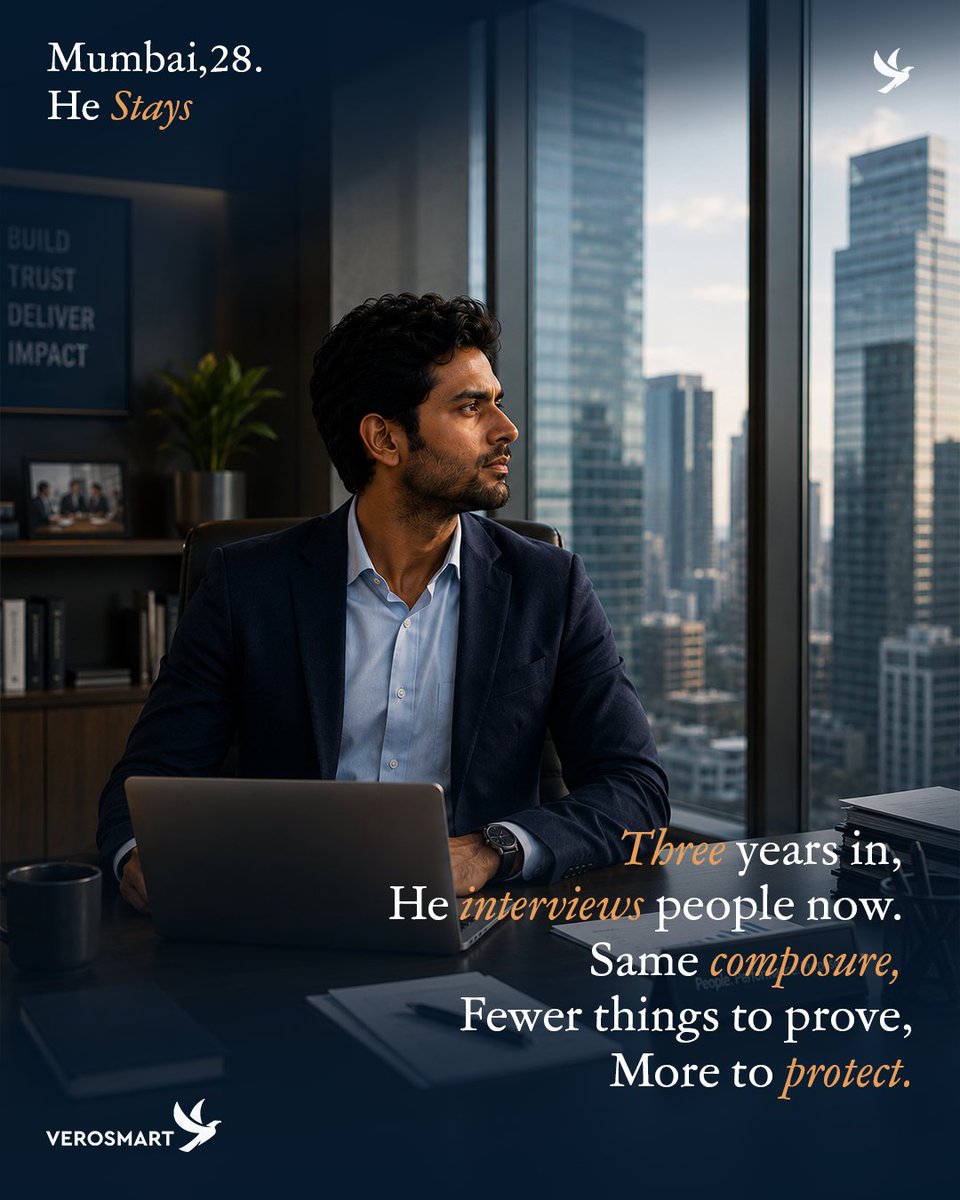 Verosmart_In's tweet photo. VEROSMART was built for men from everywhere.
Tier-2 cities.
Small towns.
Big ambitions.
The journey was never loud.
Just better decisions.
Longer days.
And showing up prepared.
#VEROSMART #AmbitiousIndia #IndianProfessionals https://t.co/mRl7dA9jX6