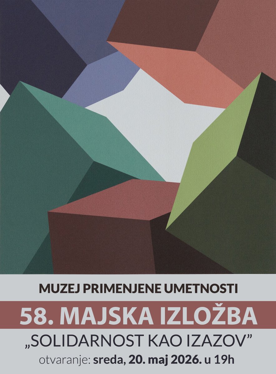 GvardiolMila's tweet photo. Honored to be part of the 58th ULUPUDS May Exhibition “Solidarity as a Challenge” in Belgrade. ✨

May 20, 2026
6 PM Singidunum Gallery
7 PM Museum of Applied Arts
8 PM Princess Ljubica’s Residence

Presenting a digital artwork from my Interactions series. 

Welcome! https://t.co/ZxTZuWzJ2t