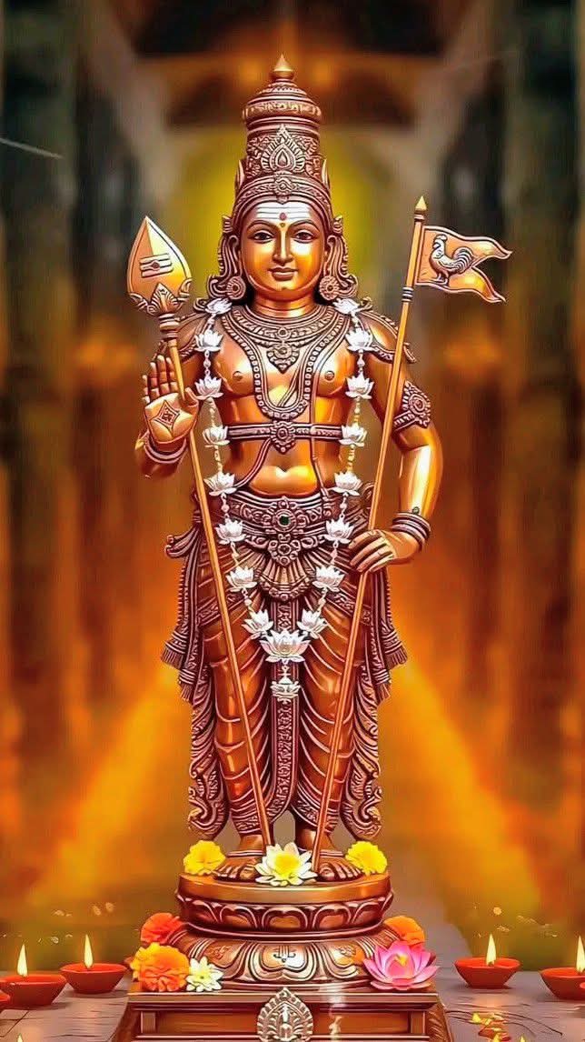Ragavi92433588's tweet photo. "சஷ்டியை நோக்கச் சரவண பவனார்
சிஷ்டருக்கு உதவும் செங்கதிர் வேலோன்
பாதம் இரண்டில் பன்னிரு விழிசொல்
கீதம் இசைக்கக் கிருபையுள் னாகவே!" https://t.co/t7oiOF90g0