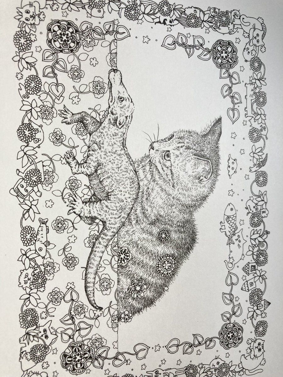 ペン画