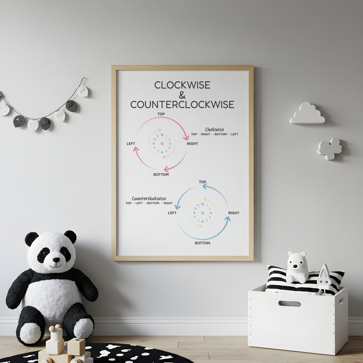 Lizardprintable's tweet photo. New printable classroom poster ✨
Teach clockwise &amp; counterclockwise movement with soft pastel arrows, direction labels, and a simple clock reference.
https://t.co/vyUpUqA5sT
#teacherresources #preschoollearning #printables https://t.co/NB8CrsVoA4