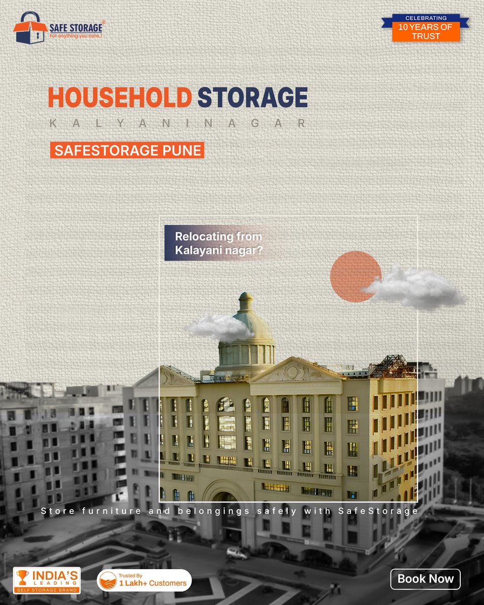 SafeStorage_In's tweet photo. Relocating from Viman Nagar or Kalyani Nagar, Pune?

Store your furniture &amp; belongings safely with SafeStorage Pune!
✅24/7 CCTV Security
✅Flexible Plans
✅Pickup &amp; Delivery

Trusted by 1 Lakh+ customers for 10 years!

@SafeStorage_In @X #VimanNagar #KalyaniNagar #PuneStorage https://t.co/sKhq46r2wK