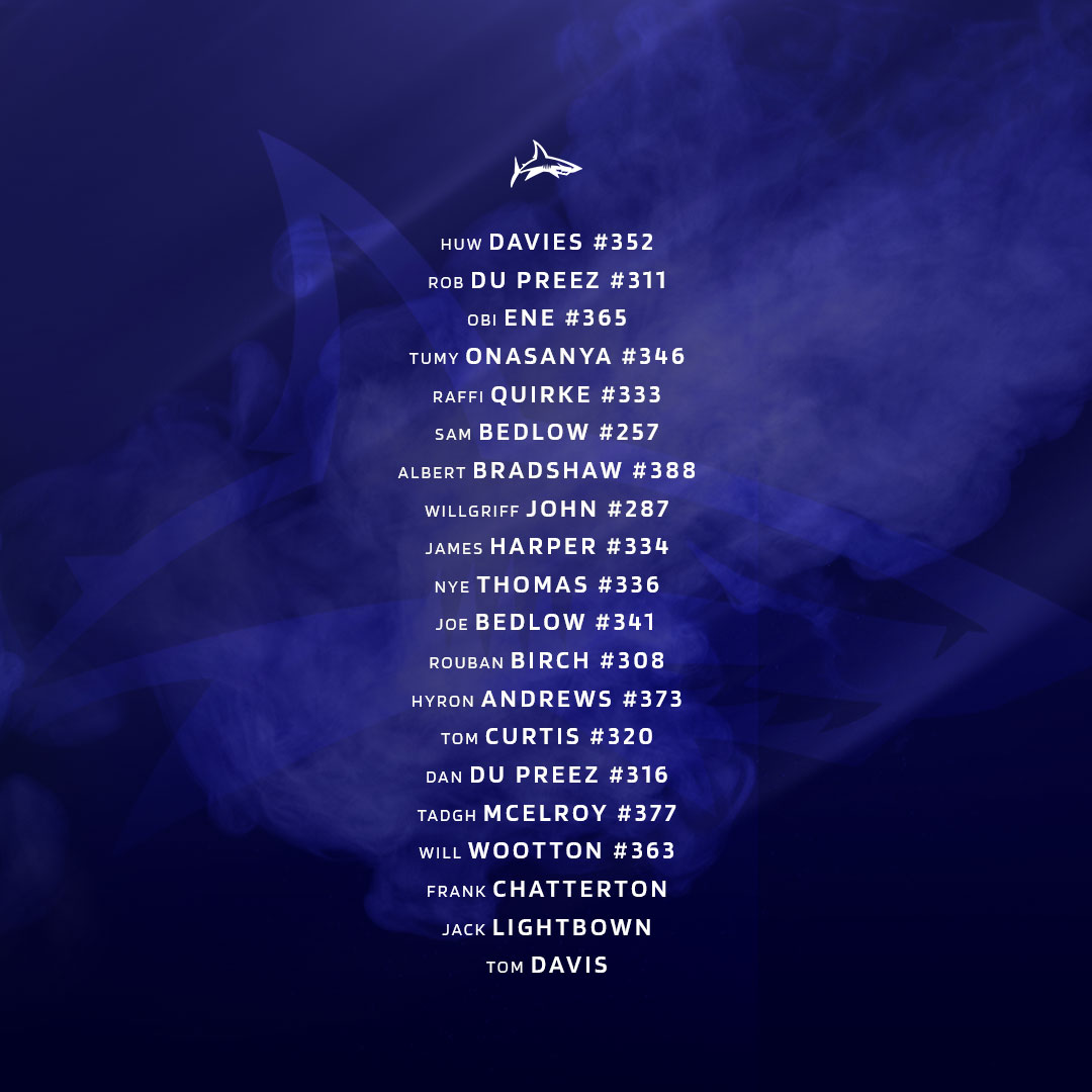 SaleSharksRugby's tweet photo. 𝙏𝙝𝙖𝙣𝙠 𝙔𝙤𝙪 💙

Sale Sharks can confirm the departure of the following players at the end of 25/26 season. 

Thank you for your commitment, passion and contribution to this club, we wish you every success for the future.

Read more here: https://t.co/3vU6LkJuqR https://t.co/vgcVVsZI5K