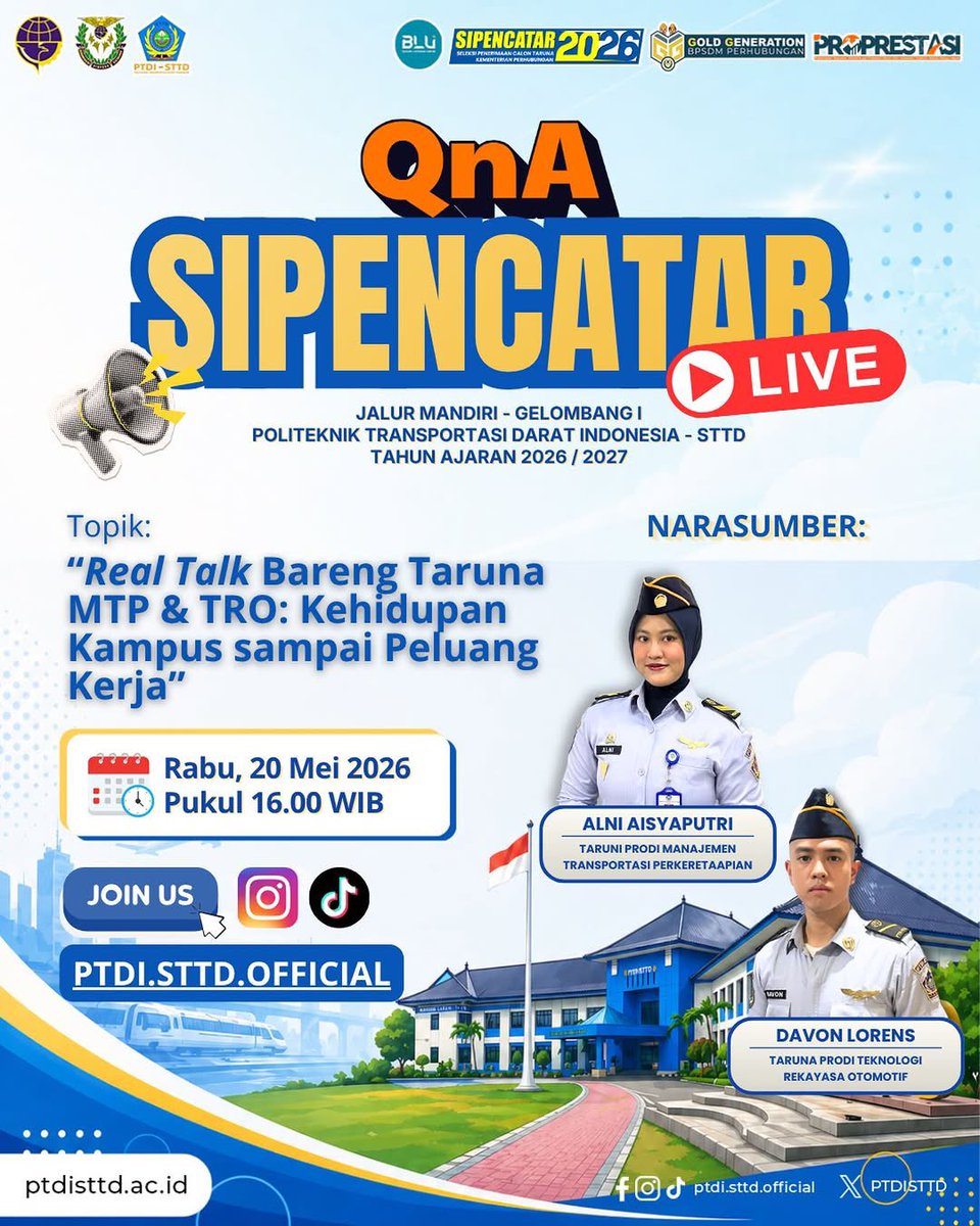 Politeknik Transportasi Darat Indonesia - STTD tweet media