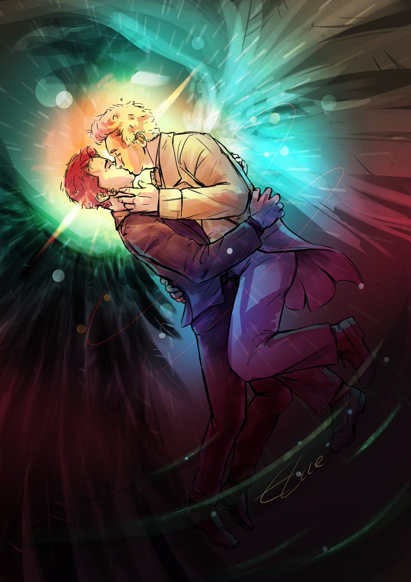 ElueTime's tweet photo. Big Bang
#GoodOmens https://t.co/sqOyBQy41a