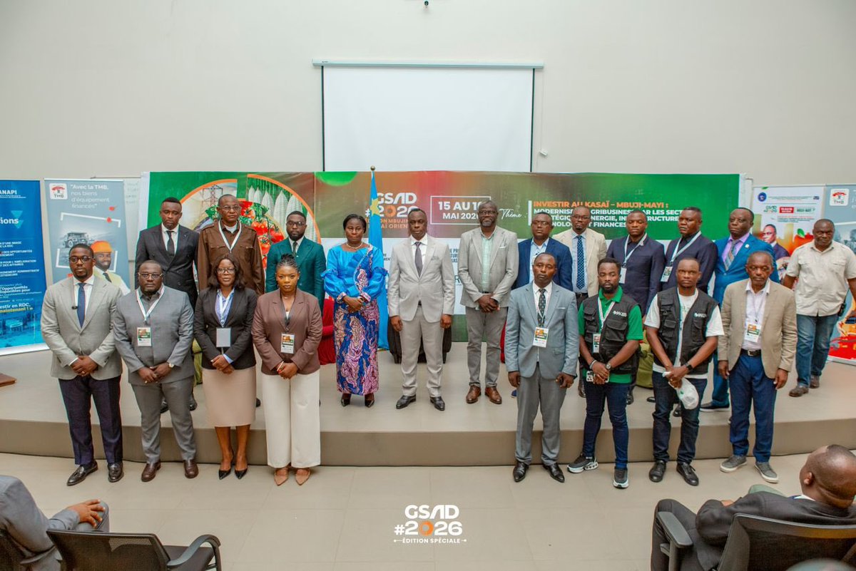 zolanews_net's tweet photo. Mbuji-Mayi : le GSAD 2026 consacre le Kasaï-Oriental comme nouvelle terre d’agribusiness et d’innovation en RDC
@FifiMasukaSaini @Gouv_Kor
https://t.co/7BCzJh0QZe
Contactez notre rédaction au : +243 894683513
#Agriculture #Agribusiness #Innovation #RDC #Kasaï #GSAD2026 #Développement