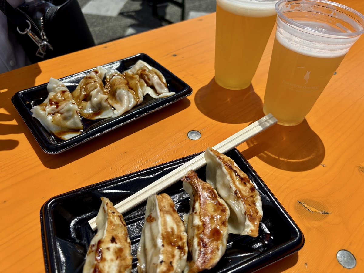 nakaevent21's tweet photo. 先日餃子フェス🥟にいって来ました！

同時期に別の場所でやっていたので、餃子フェスはしごしました◡̈*

イベントで溢れていますね⭐️ https://t.co/V2HTgqoEAy