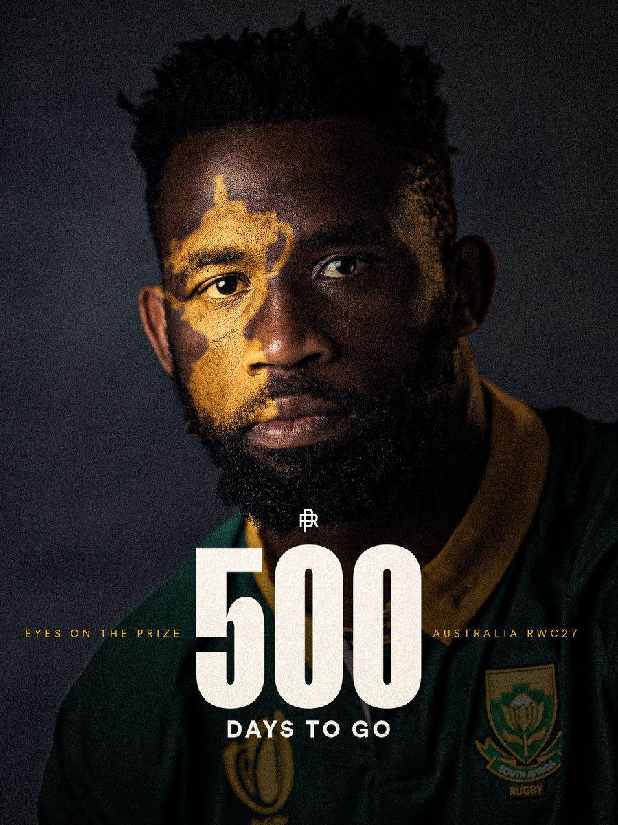 RugbyPass's tweet photo. Eyes on the prize 🏆 500 Days to go till the start of the #RWC2027 🔥
The next phase of ticketing has opened up, check our bio to sign up and #GoAllOut and apply now for the 2027 Rugby World Cup 🏆🎟️ https://t.co/H8b6s4GTSa