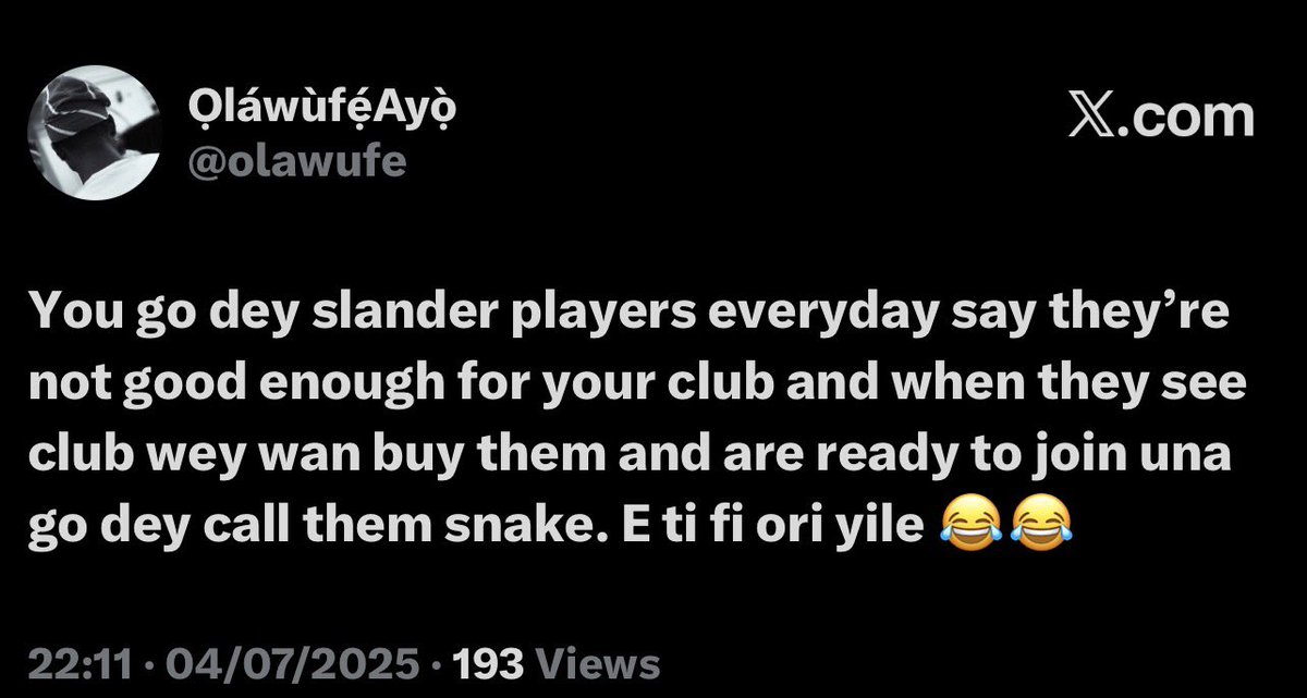 Ọláwùfẹ́Ayọ̀ tweet media