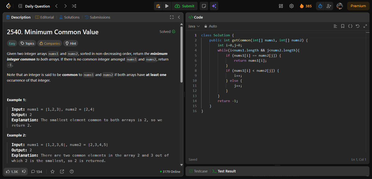 amanhaidry's tweet photo. 🗓️Day-300 of #365DaysOfCode 🎯

✅ @geeksforgeeks
#POTD: Minimum Multiplications to reach End

✅ @LeetCode
#DCC: Minimum Common Value

#365DaysOfDSA #geeksforgeeks #gfg #leetcode #365DaysOfcoding #Java #DataStructuresAndAlgorithms #DSA #ProblemSolving #CodingJourney https://t.co/HGIKdiIjox