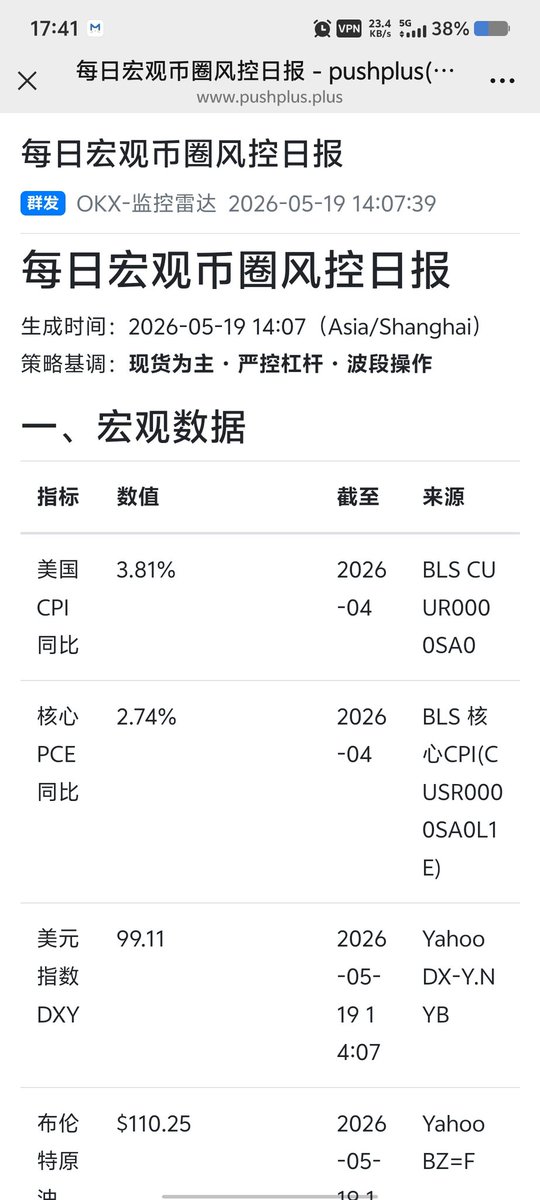 zhui_long's tweet photo. 还在 OKX 上盯盘盯到眼瞎？
资金流向看不全、强弱币找不到、风险信号错过？

这套「OKX 监控雷达」，帮你解决：
🔹 自动跑完全部板块资金分析
🔹 实时推送强/中/弱三档板块信号
🔹 动态筛选强势/弱势币，做轮动/对冲
🔹 每日宏观风控日报，帮你提前规避风险

所有信号直接微信推送，不用开电脑也能看 https://t.co/QoiVESxUMl