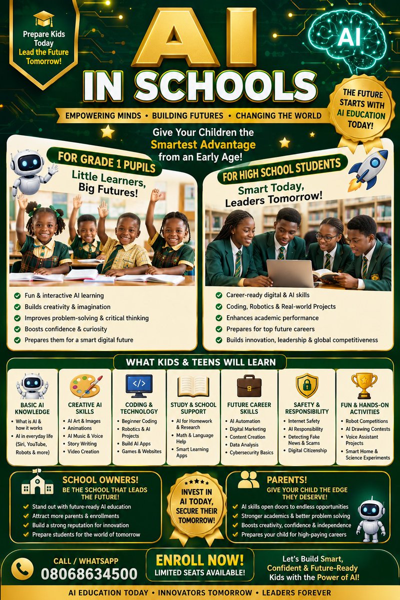 Aipurity's tweet photo. Don't wait till they are all grown 

Start investing in their future now https://t.co/4fTn8mGCj7