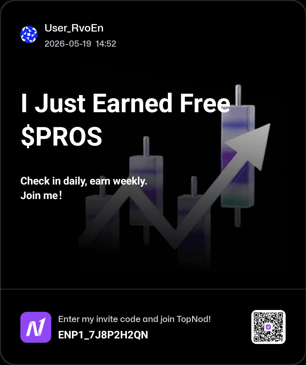 earntogethers's tweet photo. Just joined TopNod Energy Park ⚡️
Simple tasks → earn Energy → share weekly $PROS rewards.
The more people join, the bigger the reward pool 
Worth a try！
#topnodenergy
https://t.co/mt7WyG8EtO https://t.co/UKmpkJnSx0