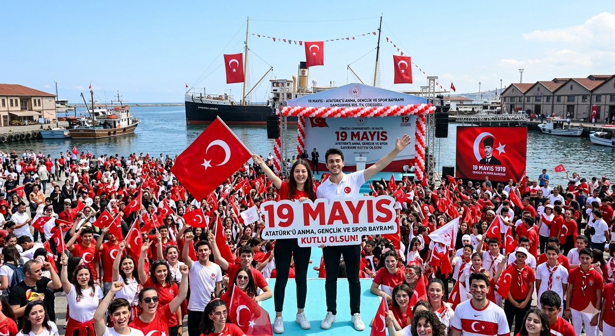 omuuzem's tweet photo. 19 Mayıs ruhu sonsuza kadar kalbimizde yaşayacak, bayramımız kutlu olsun! https://t.co/FYTyoqoXEg