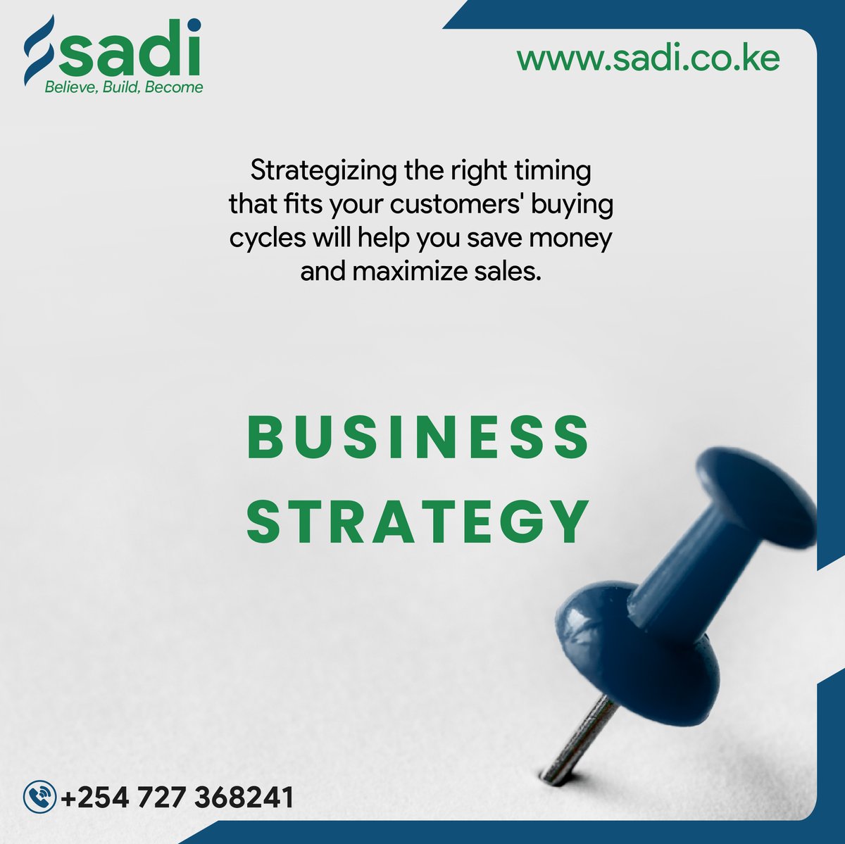 sadicompany's tweet photo. Marketing works better when the timing is right.
Because strategy is understanding your audience knowing when they are listening, searching, ready to buy, or ready to engage

Get started here: https://t.co/ClIIN8IIFC

#DigitalMarketing #Busines #MarketingStrategy #Advertising https://t.co/7BHiWFB8Vj