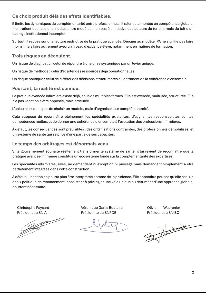 SNIA : Syndicat Nal des #IADE tweet media