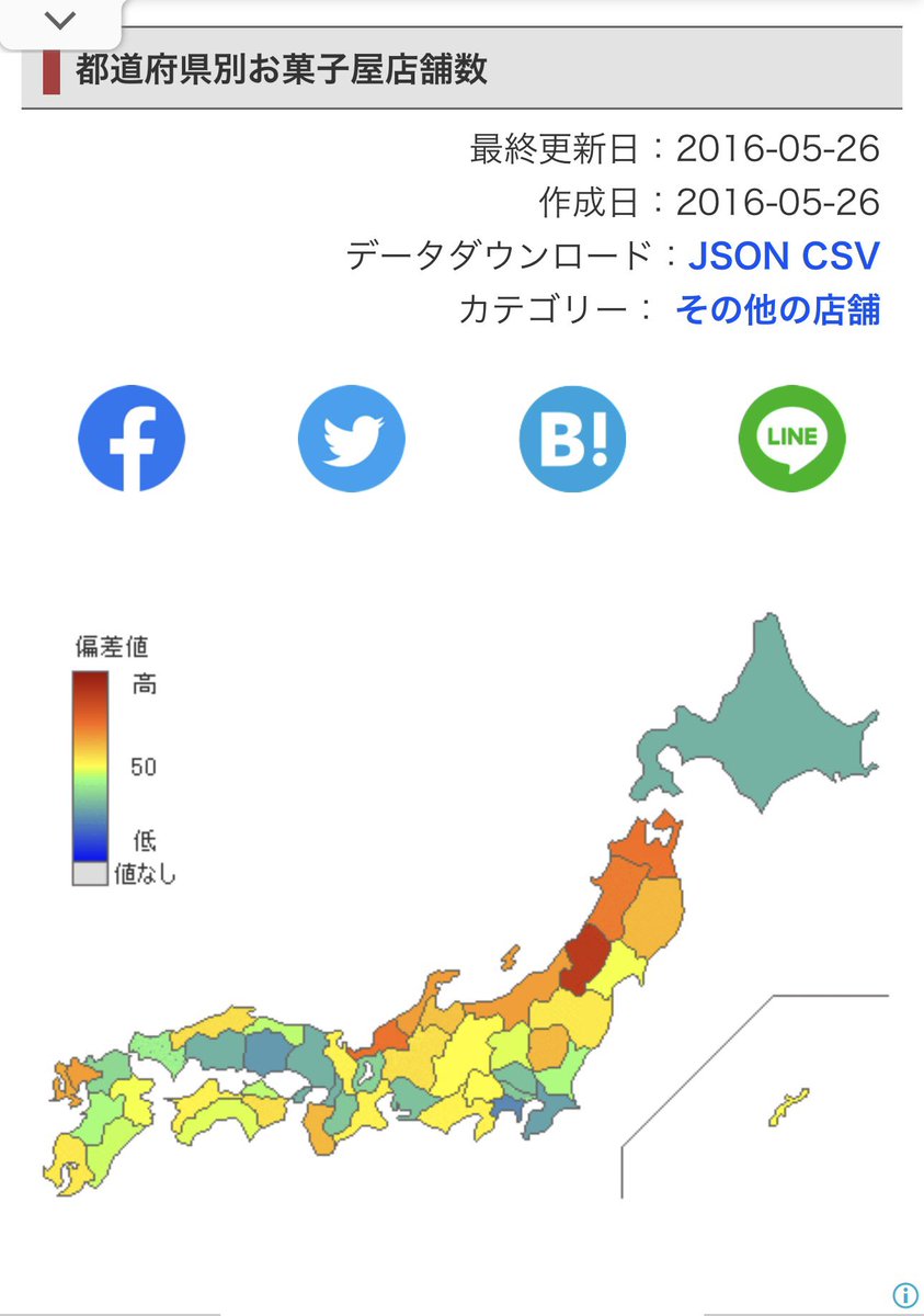 oideyo_hgsn's tweet photo. データが古くて洋菓子店だけでなく菓子小売業での統計だけれど。
確かに山形県多いな…。
https://t.co/i3tijXlAhC https://t.co/6MDvKx02By